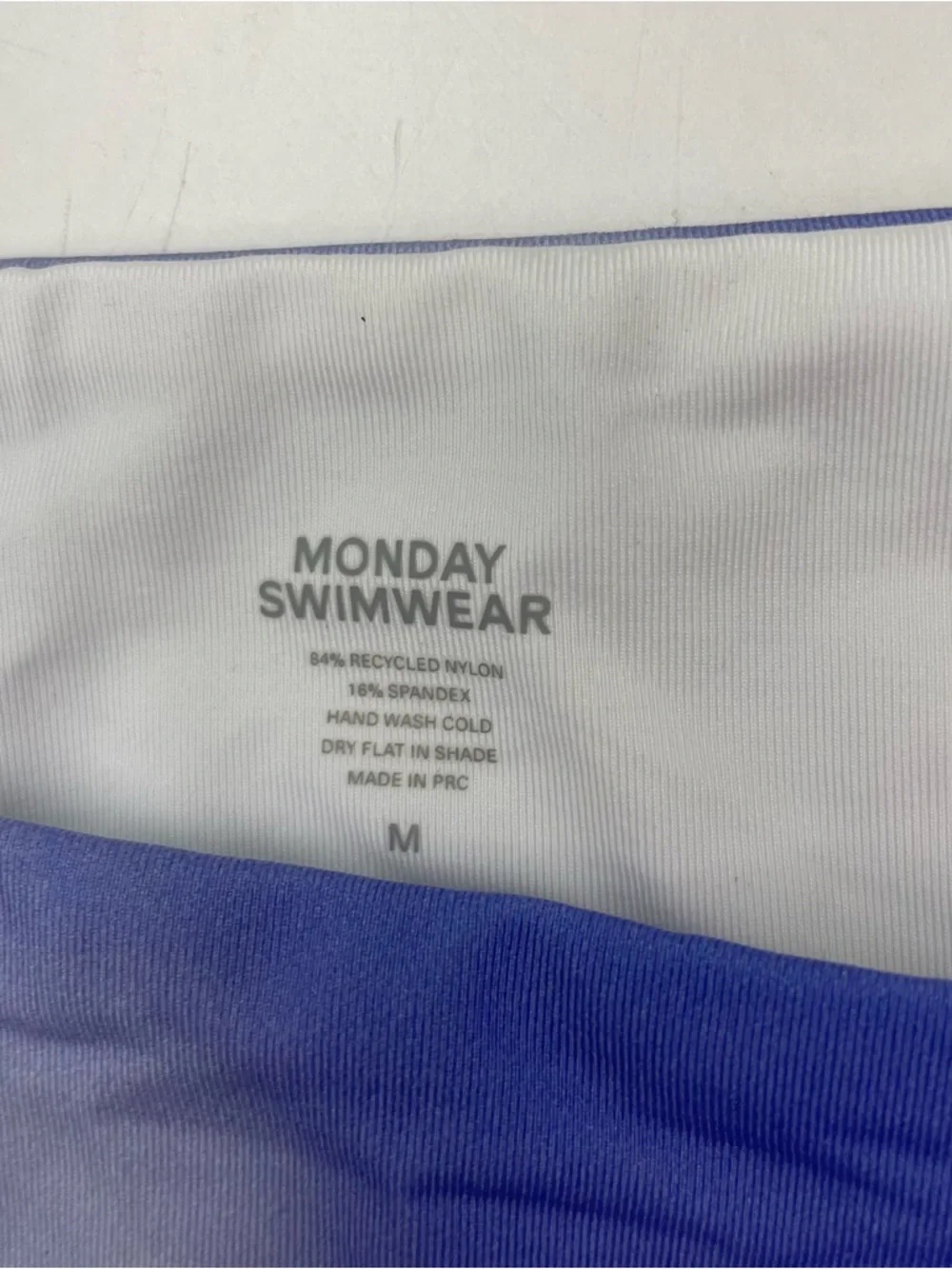 NEW Monday Swimwear Barbados Bottom Bikini Swimsuit in Cloud Size M~ with tag